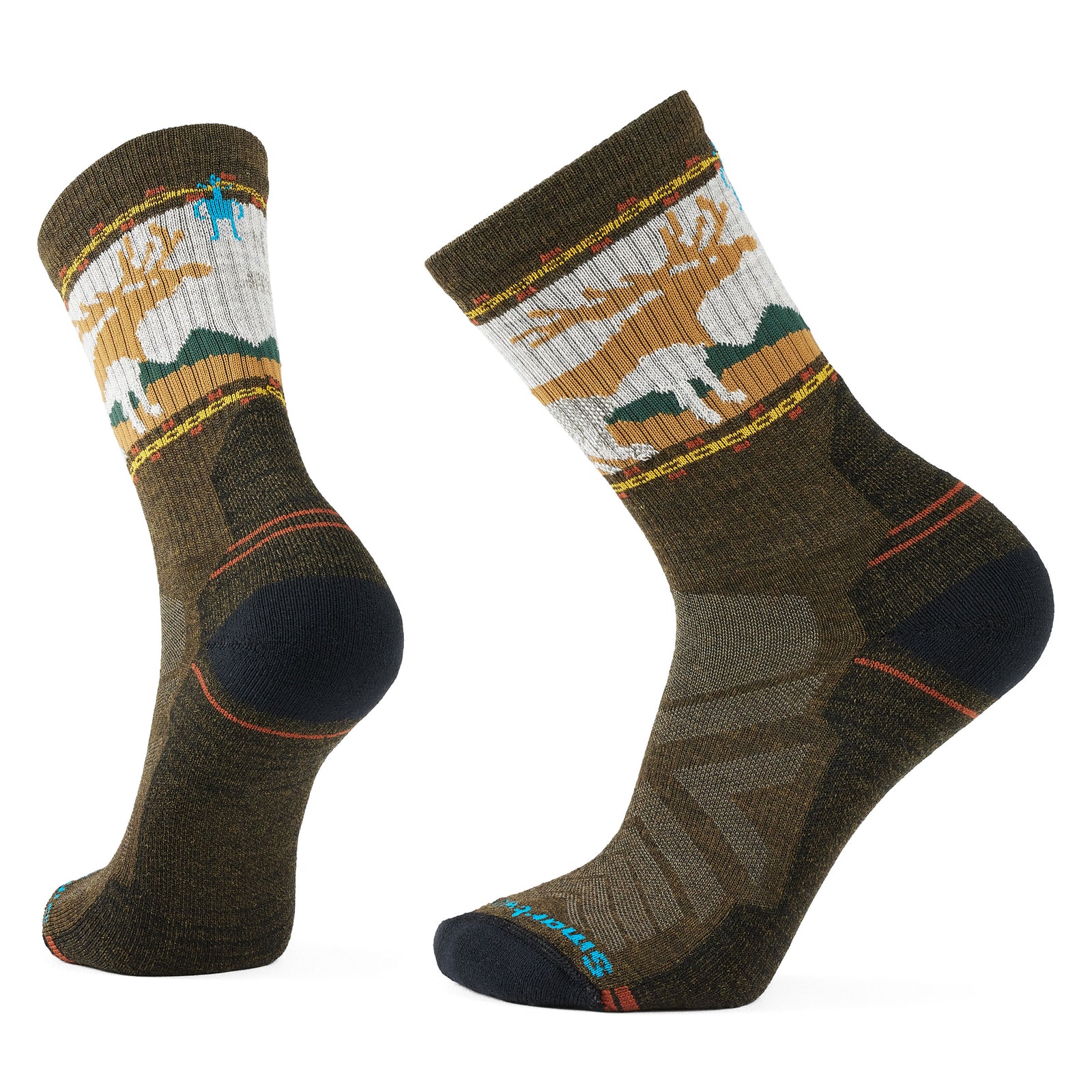 Hike Mountain Moose Crew Socks Deep Navy - ver - 1