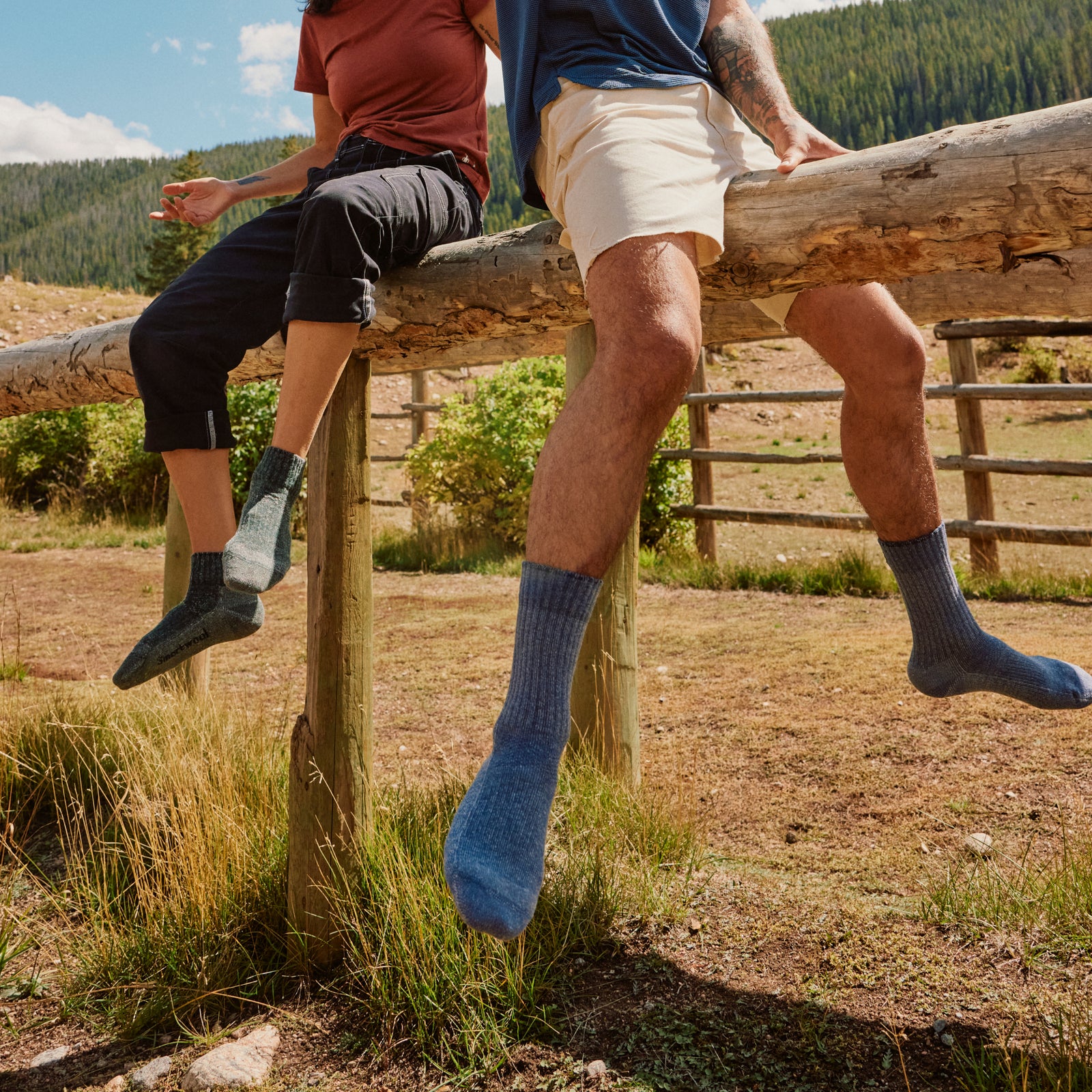 Hike Classic Edition Second Cut Crew Socks Nightfall Blue - ver - 4