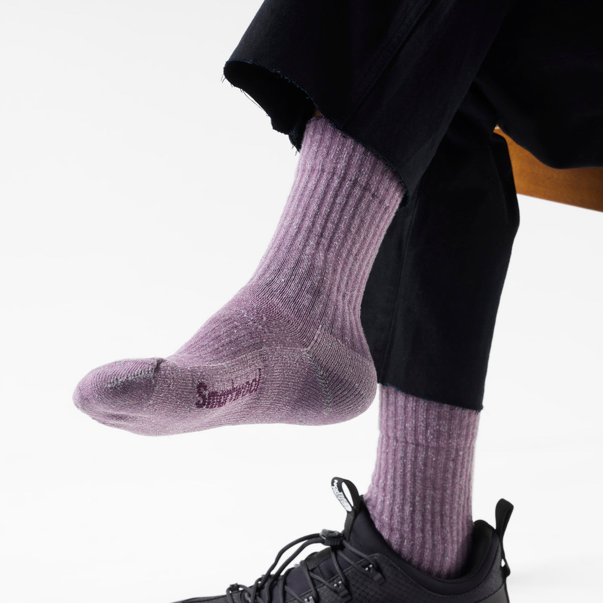Hike Classic Edition Second Cut Crew Socks Purple Dawn - 2