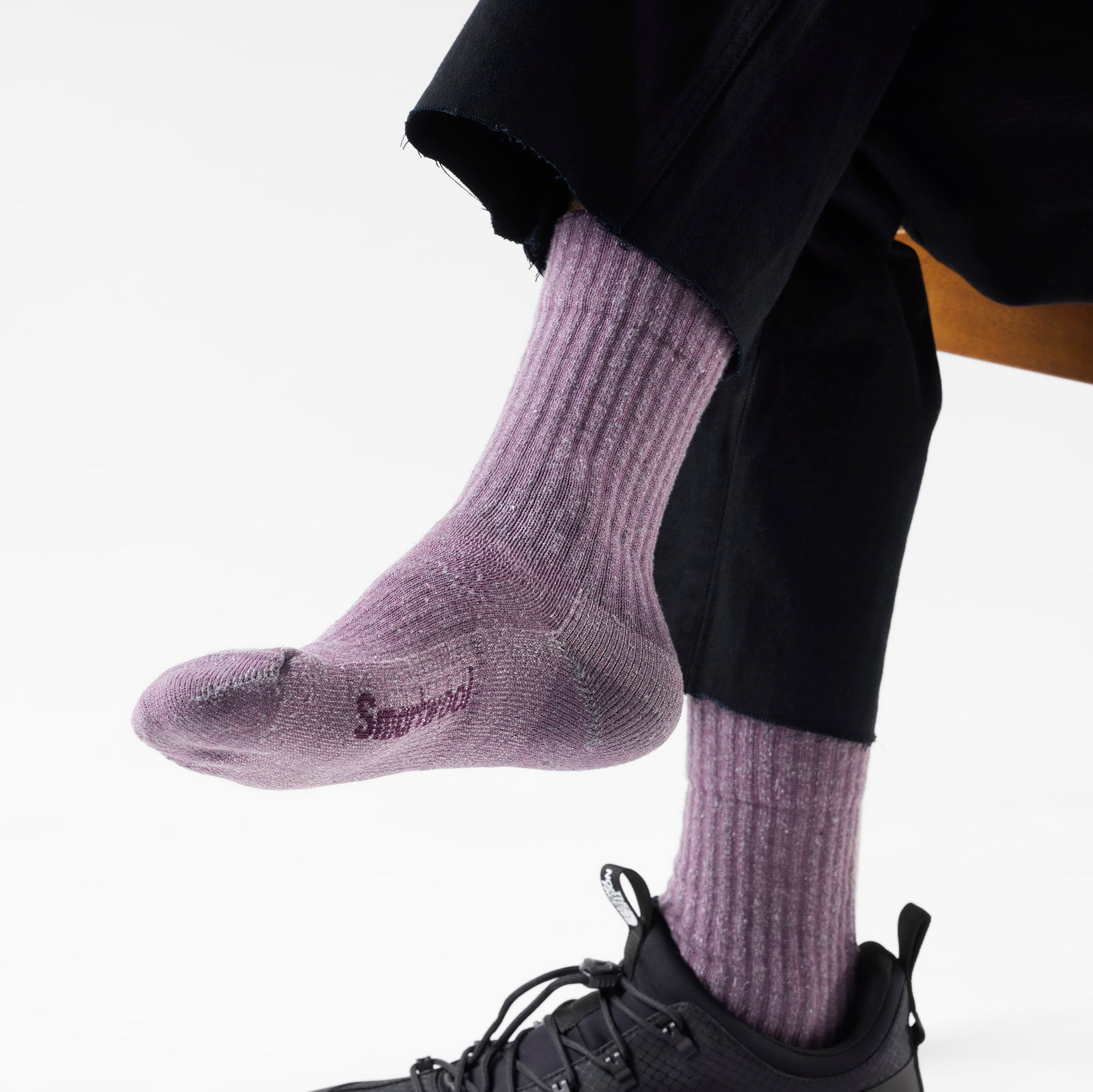 Hike Classic Edition Second Cut Crew Socks Purple Dawn - ver - 2