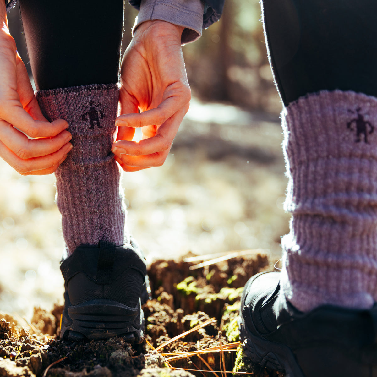 Hike Classic Edition Second Cut™ Crew Socks Purple Dawn - 3