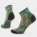 Women's Bike Jungle Music Print Ankle Socks Honey Gold - ver - 1