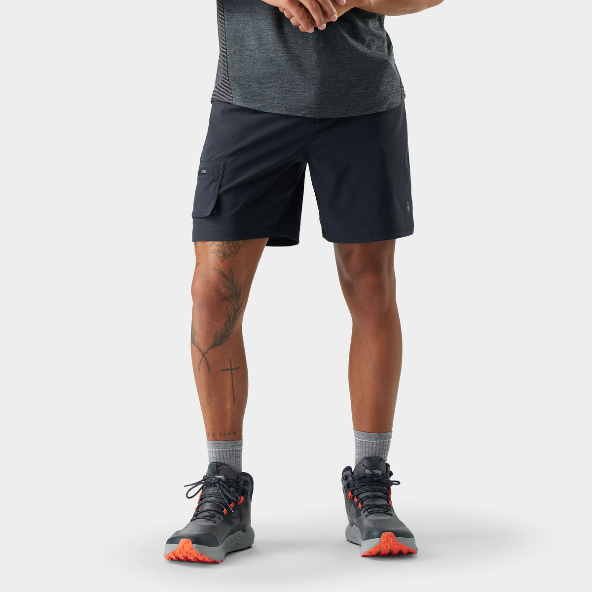 Men's Merino 7" Cargo Hike Short Black - 