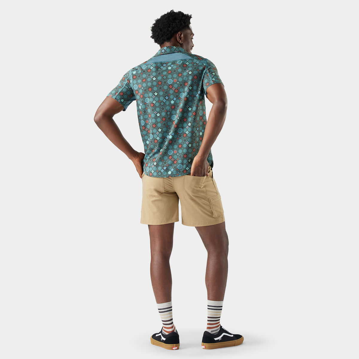 Men's Merino 7" Cargo Hike Short Khaki - 2