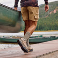 Men's Merino 7" Cargo Hike Short Khaki - ver - 6