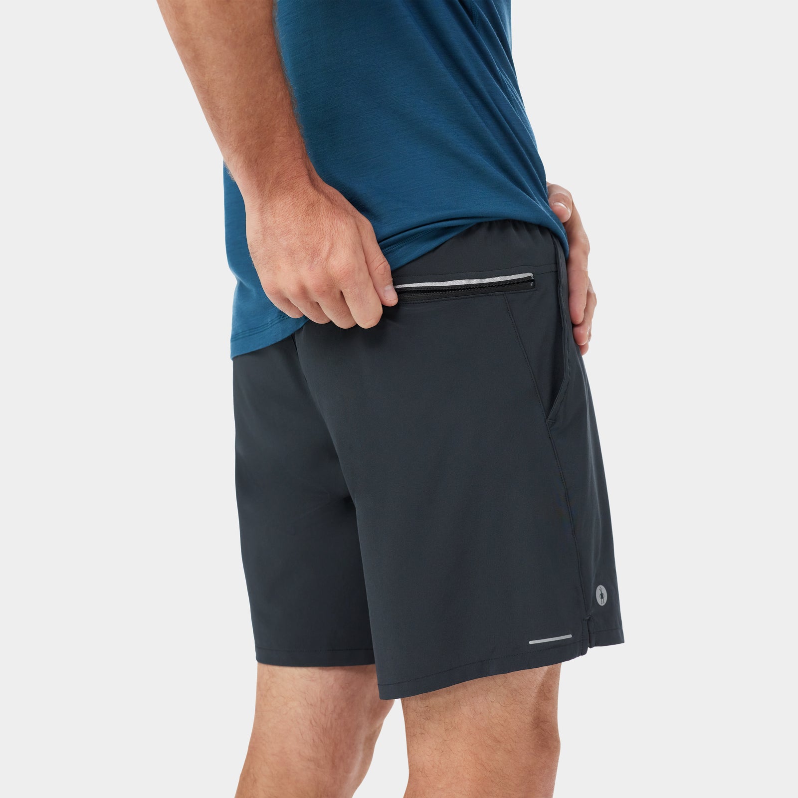 Men's Active Linerless 7" Short Black - ver - 3