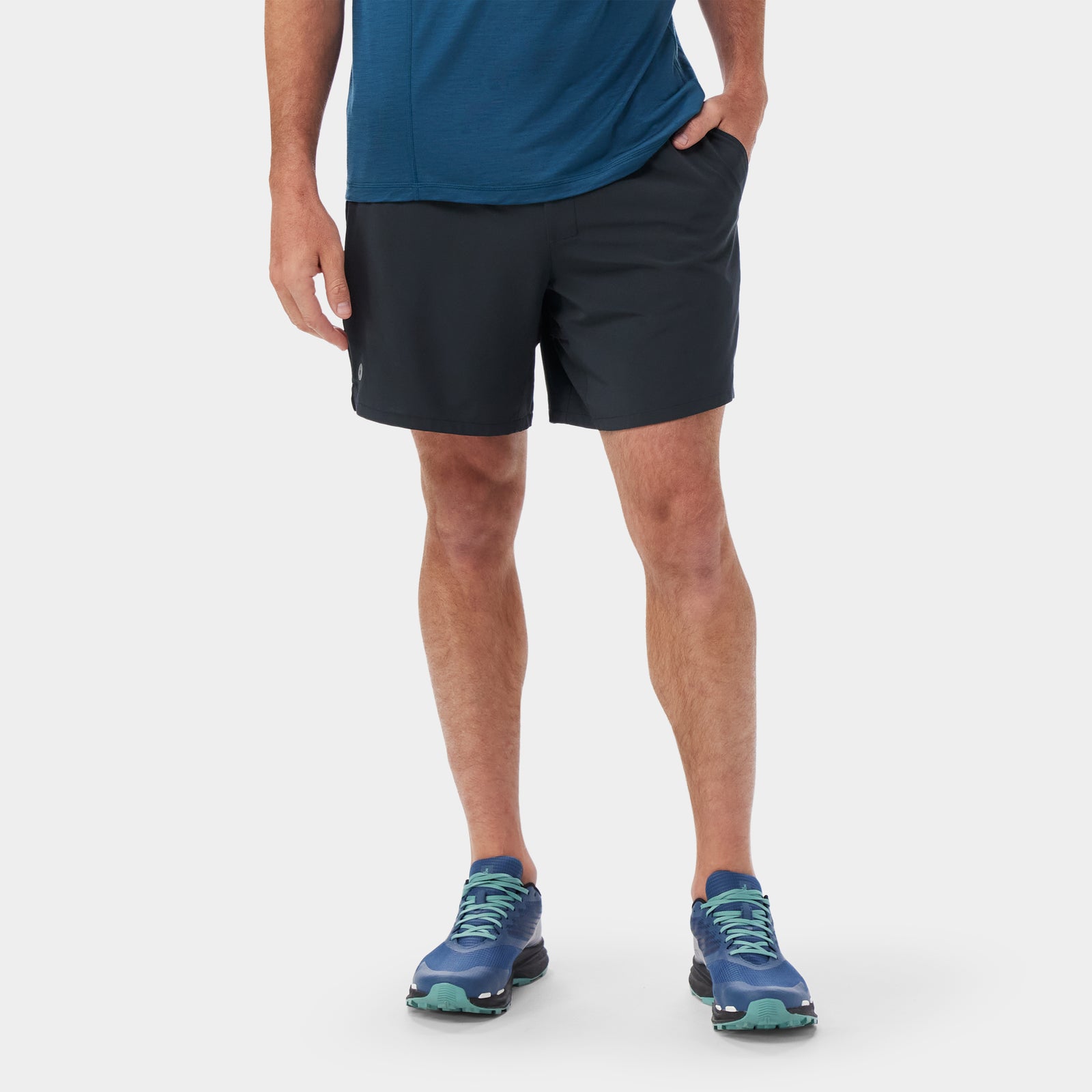 Men's Active Linerless 7" Short Black - ver - 1