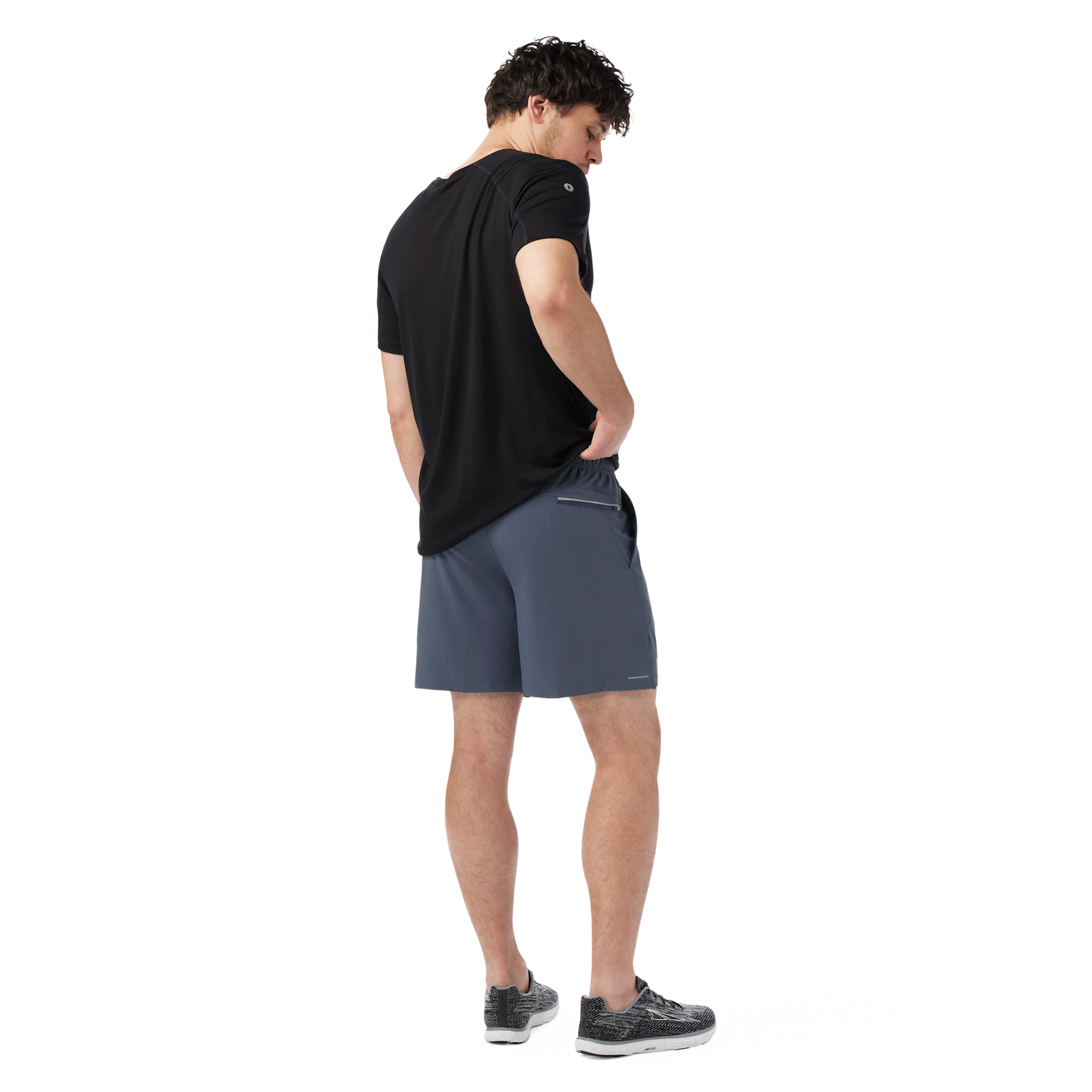 Men's Active Linerless 7" Short Black - ver - 2