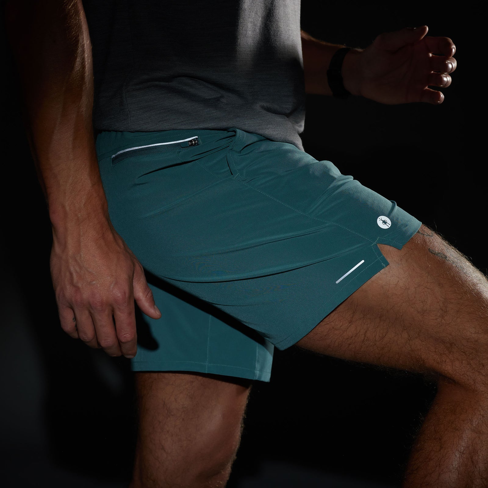 Men's Active Linerless 7" Short Black - ver - 4