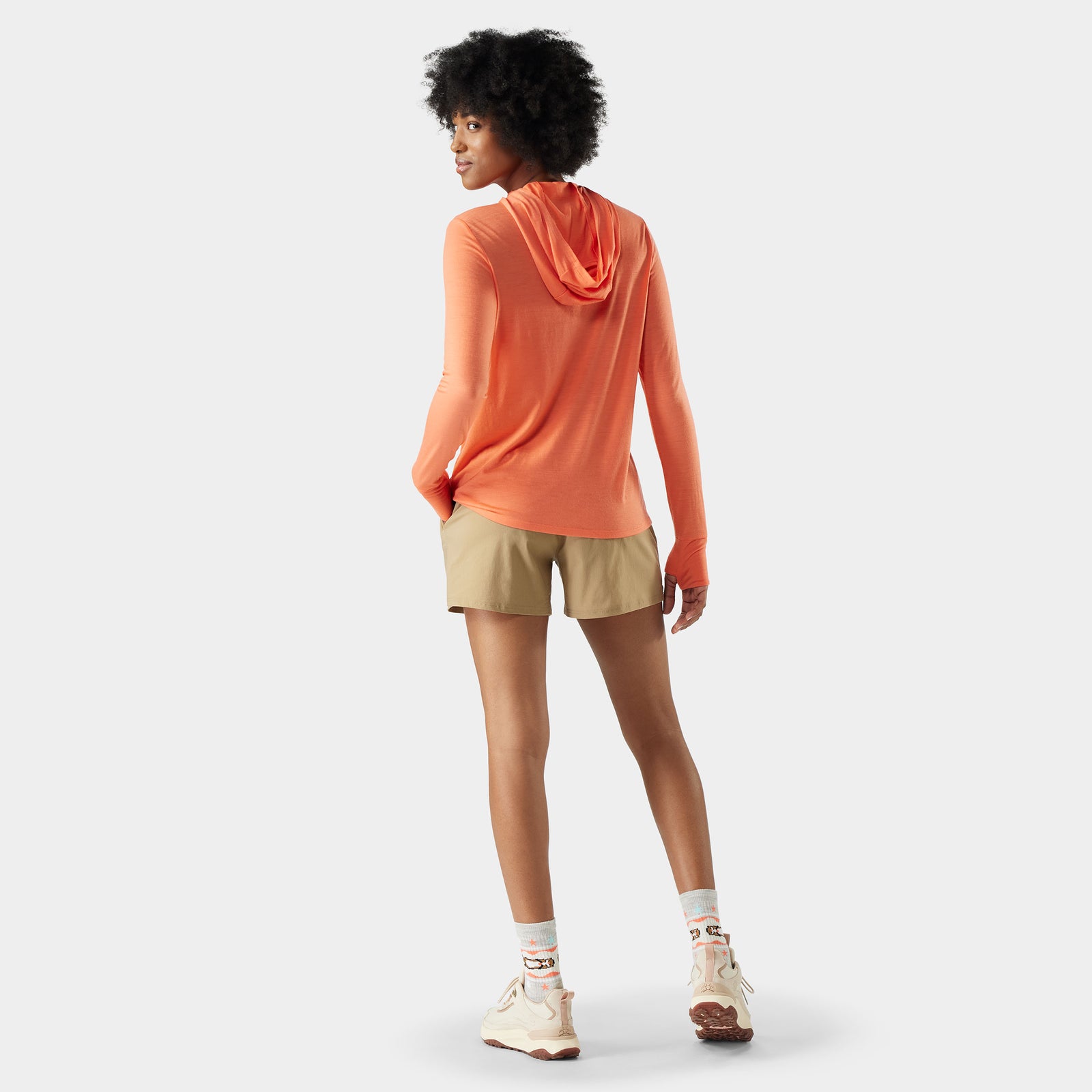 Women's Merino 4" Hike Short Khaki - ver - 2