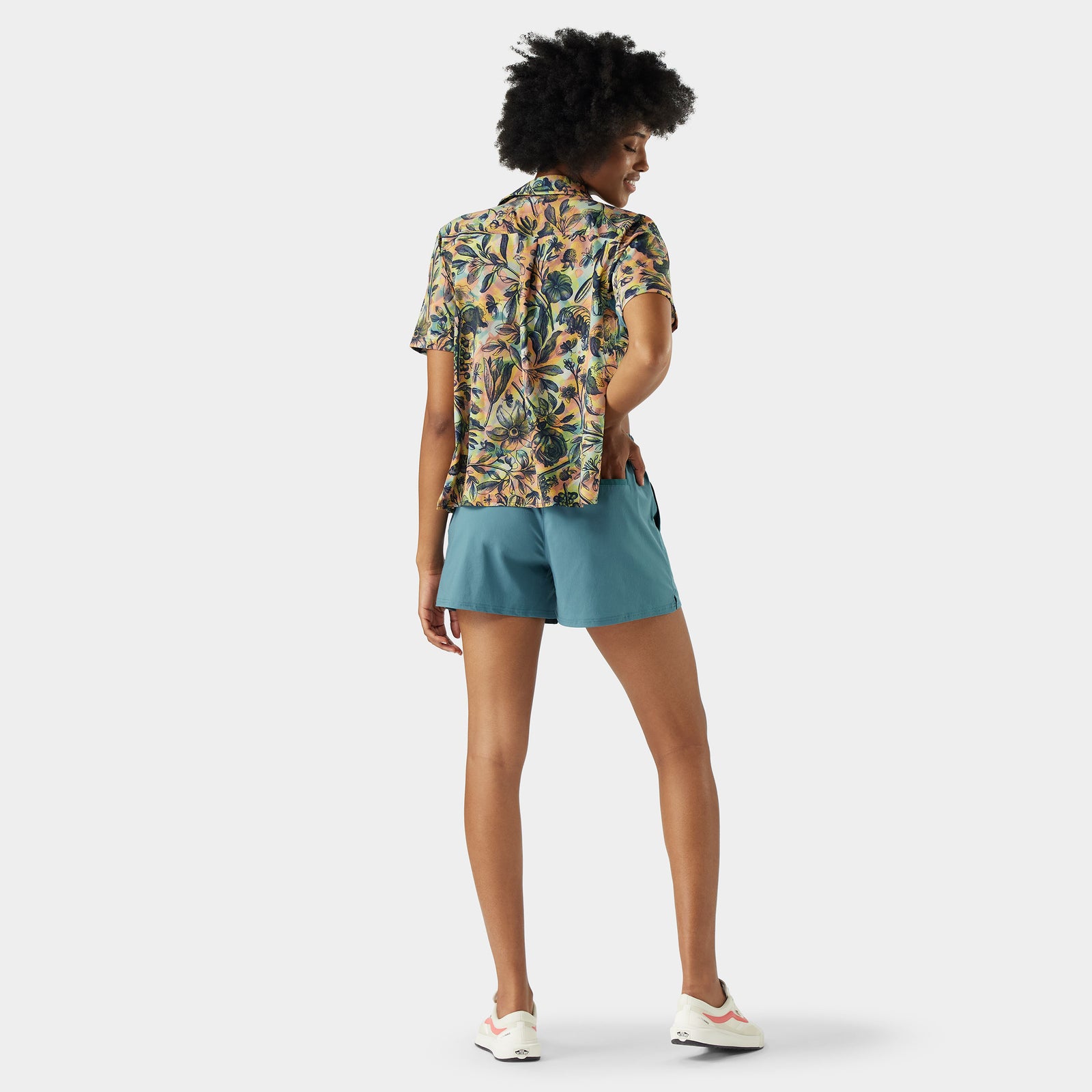 Women's Merino 4" Hike Short Khaki - ver - 2