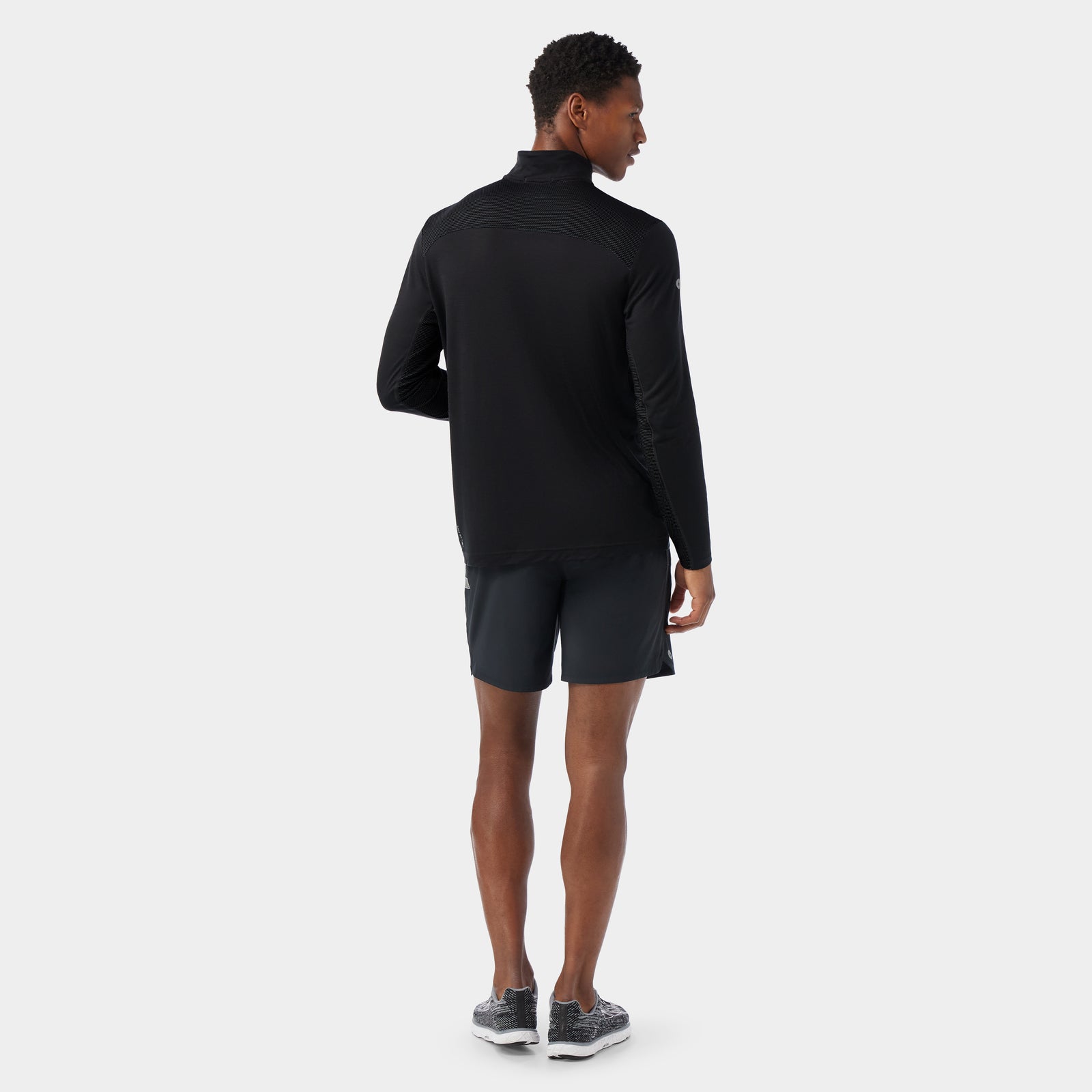 Men's Active Mesh 1/4 Zip Nightfall Blue - ver - 2
