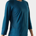 Women's Mountain Bike 3/4 Sleeve Jersey Twilight Blue - ver - 3