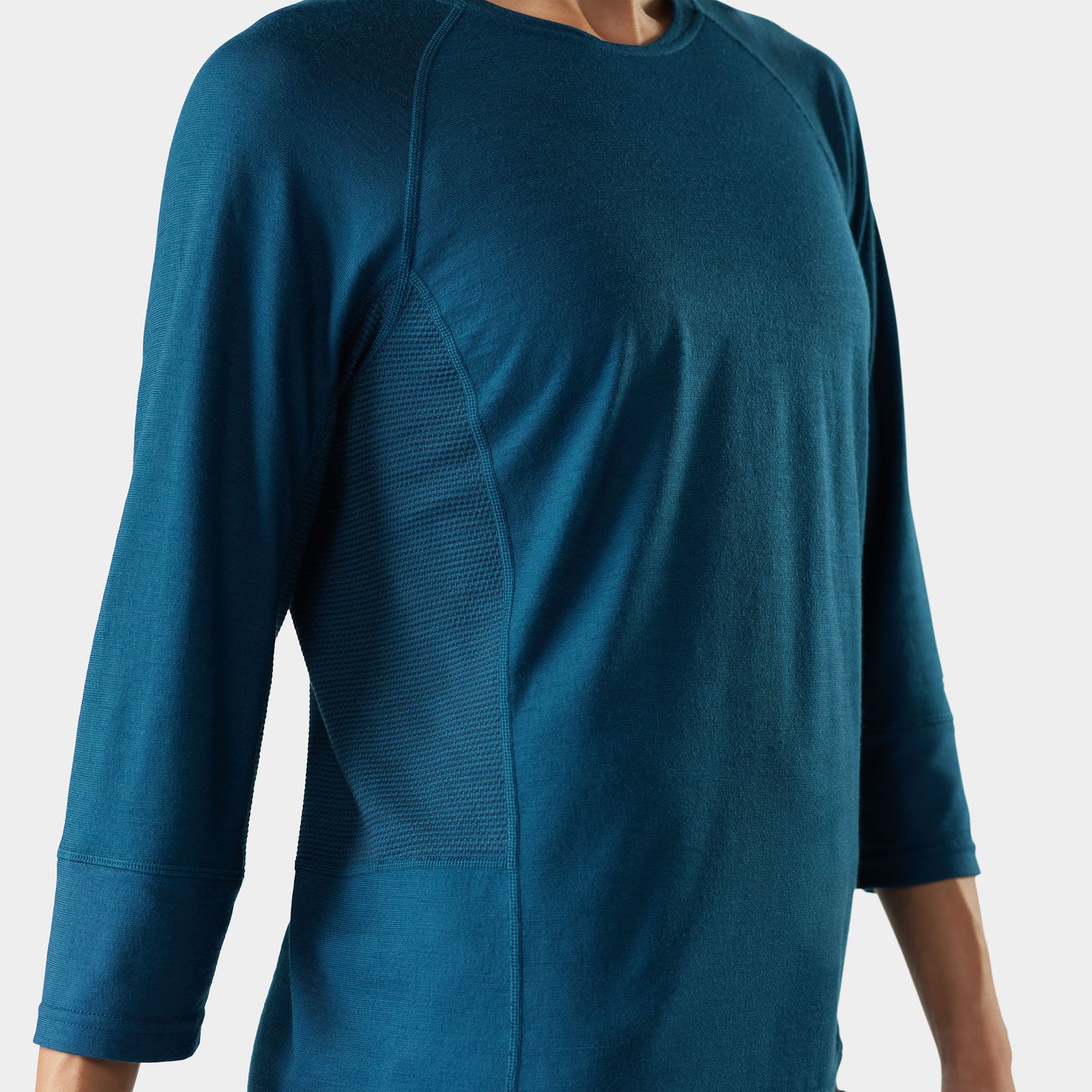 Women's Mountain Bike 3/4 Sleeve Jersey Twilight Blue - ver - 3