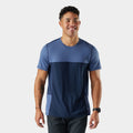 Men's Mountain Bike Short Sleeve Jersey Nightfall Blue-Deep Navy - ver - 1