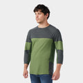 Men's Mountain Bike 3/4 Sleeve Jersey Deep Navy - ver - 1