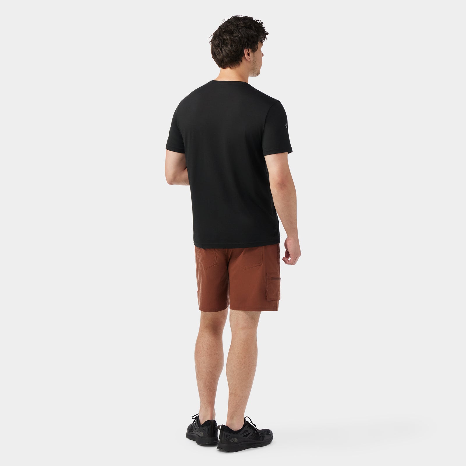 Men's Active Short Sleeve Bronze Olive Heather - ver - 2