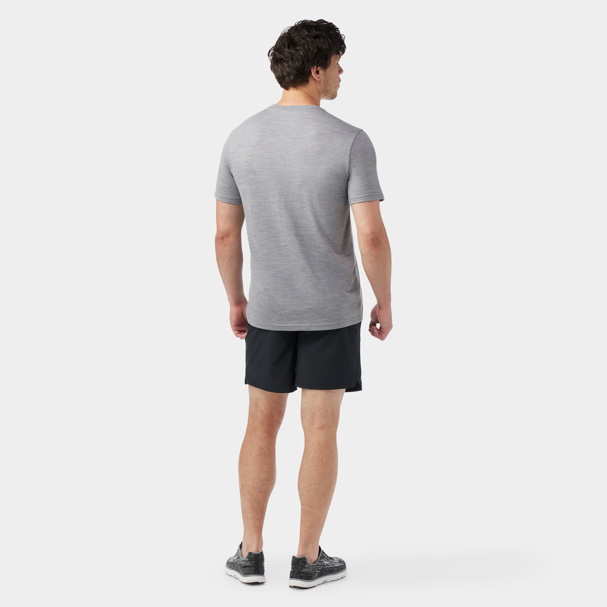 Men's Active Short Sleeve Light Gray Heather - 2