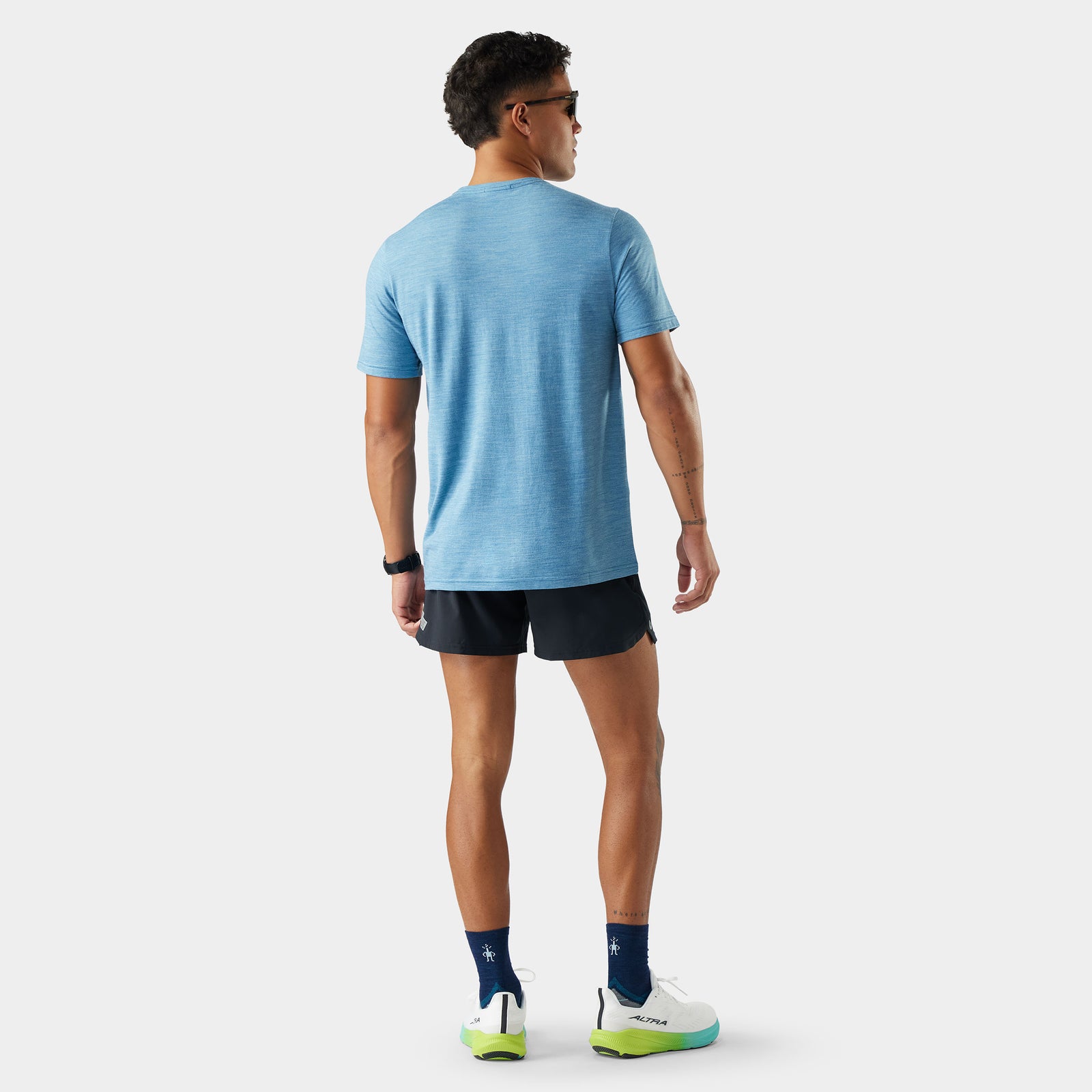 Men's Active Short Sleeve Bronze Olive Heather - ver - 2