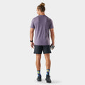 Men's Active Short Sleeve Purple Storm Heather - ver - 2