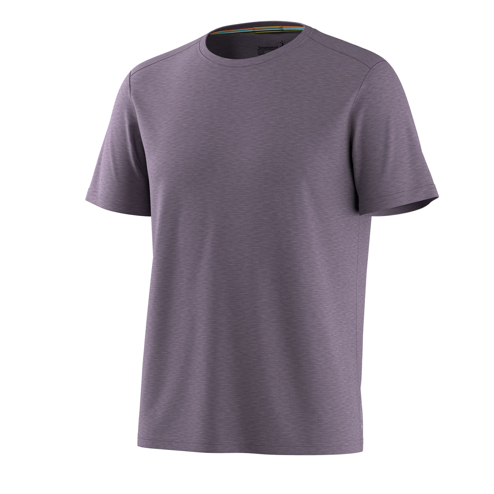 Men's Active Short Sleeve Purple Storm Heather - ver - 3