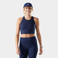Women's Active Crop Bra Deep Navy - ver - 1