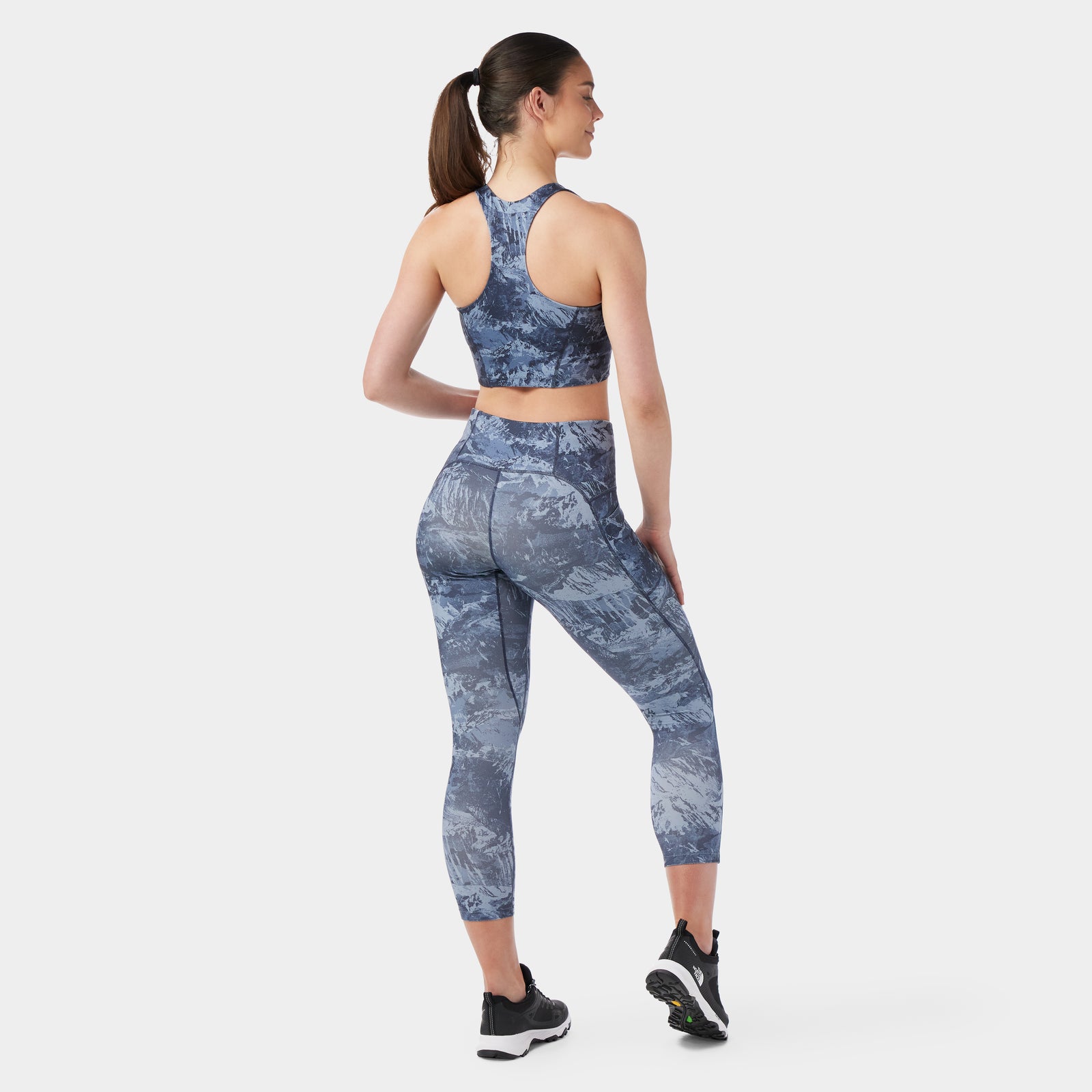 Women's Active Crop Bra Deep Navy - ver - 2