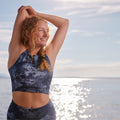 Women's Active Crop Bra Deep Navy - ver - 4