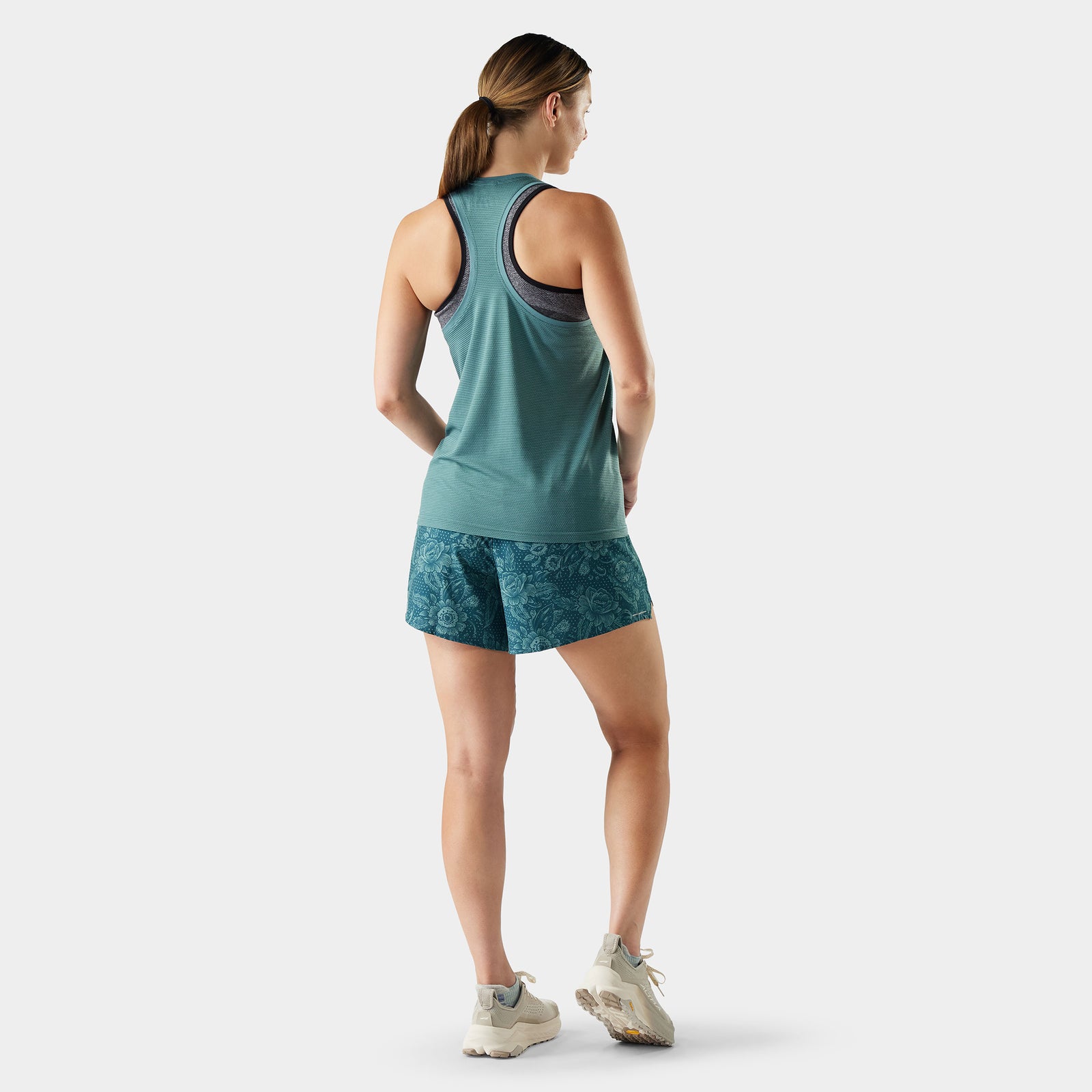 Women's Active Mesh Racerback Tank Purple Storm Heather - ver - 3