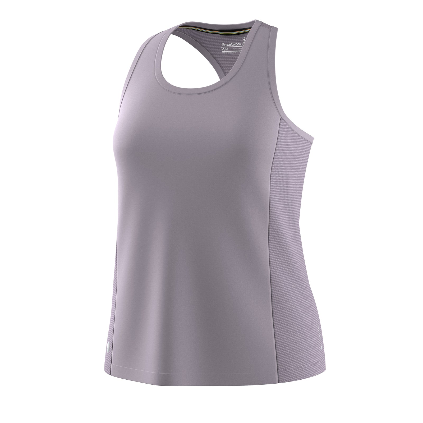 Women's Active Mesh Racerback Tank Purple Storm Heather - ver - 5