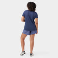 Women's Active Mesh Short Sleeve Nightfall Blue-Deep Navy - ver - 2