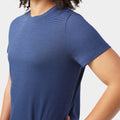 Women's Active Mesh Short Sleeve Nightfall Blue-Deep Navy - ver - 3