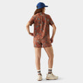 Women’s Everyday Short Sleeve Button Down Multi Floral Party - ver - 2