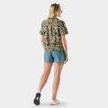 Women’s Everyday Short Sleeve Button Down Multi Floral Party - ver - 2