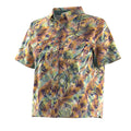 Women’s Everyday Short Sleeve Button Down Multi Floral Party - ver - 4