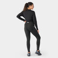 Women's Active Fleece Tight Black - ver - 2