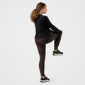 Women's Active Fleece Tight Black - ver - 10