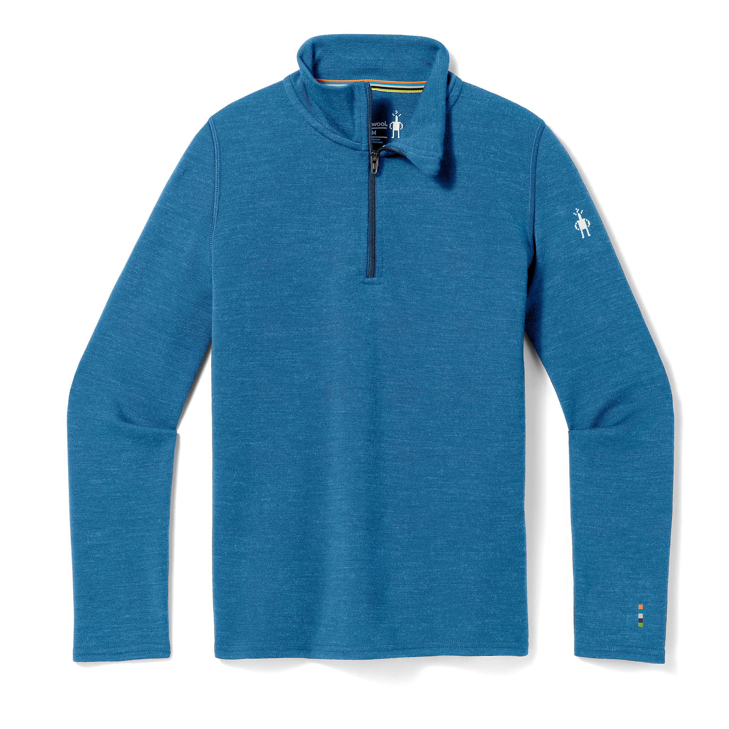 Kids' Classic Thermal Merino Base Layer 1/4 Zip - Charcoal Heather