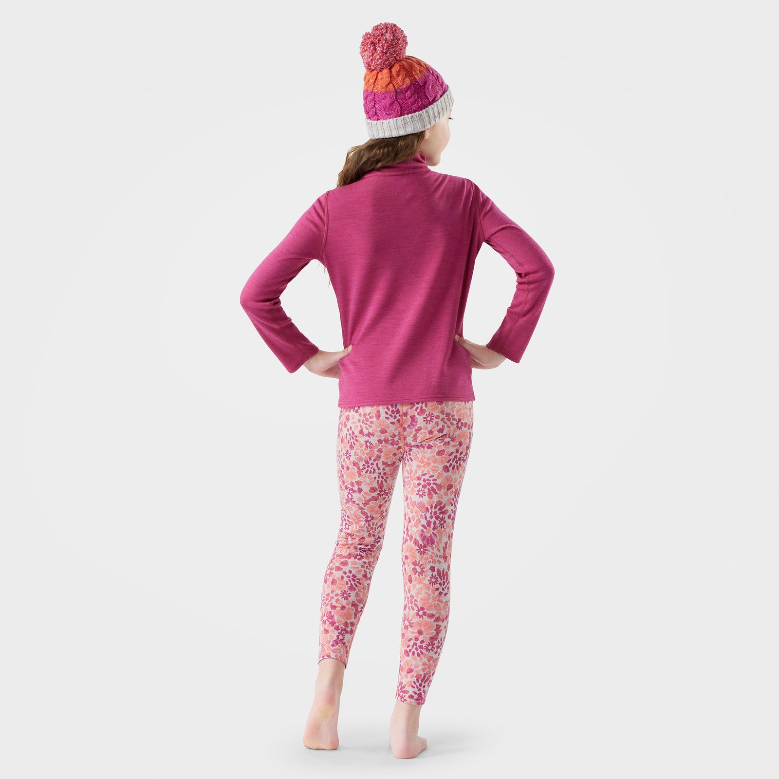 Haut de base à demi-glissière Classic Thermal Merino en boîte  pour enfants  - voir - 2