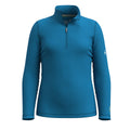 Kids' Classic Thermal Merino Base Layer 1/4 Zip Festive Fuchsia Heather - ver - 1