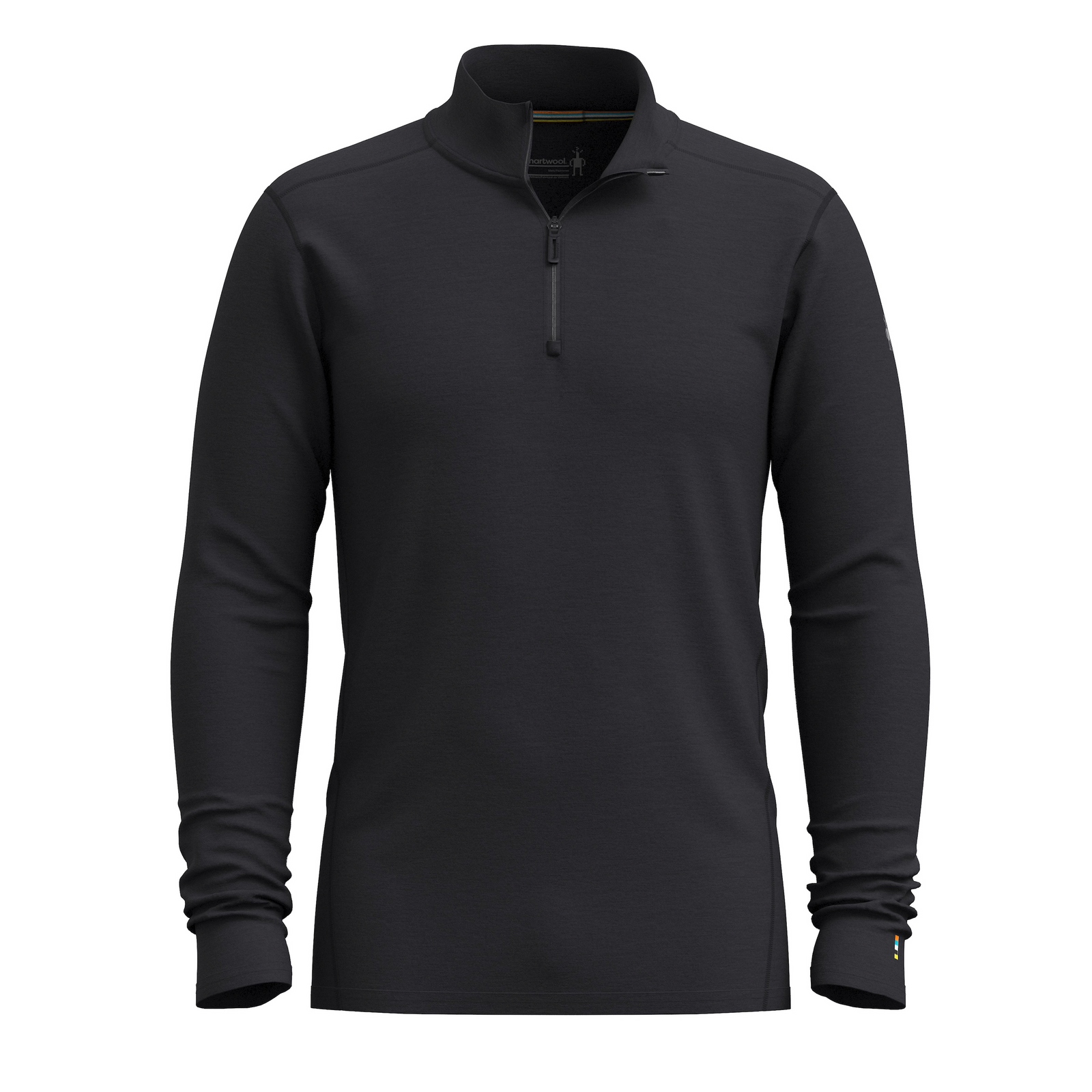Men's Classic All-Season Merino Base Layer 1/4 Zip Iron Heather - ver - 3