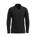 Men's Classic All-Season Merino Base Layer 1/4 Zip Black - ver - 3