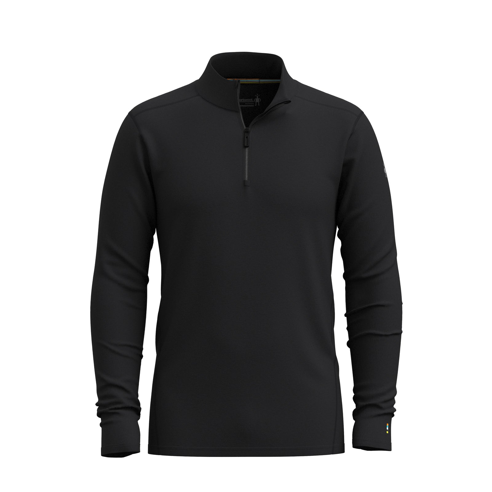 Men's Classic All-Season Merino Base Layer 1/4 Zip Black - ver - 3