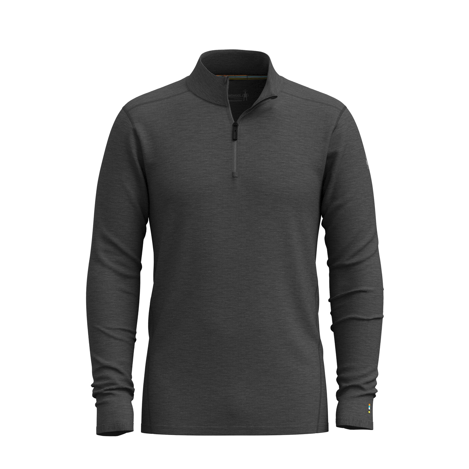 Men's Classic All-Season Merino Base Layer 1/4 Zip Black - ver - 7
