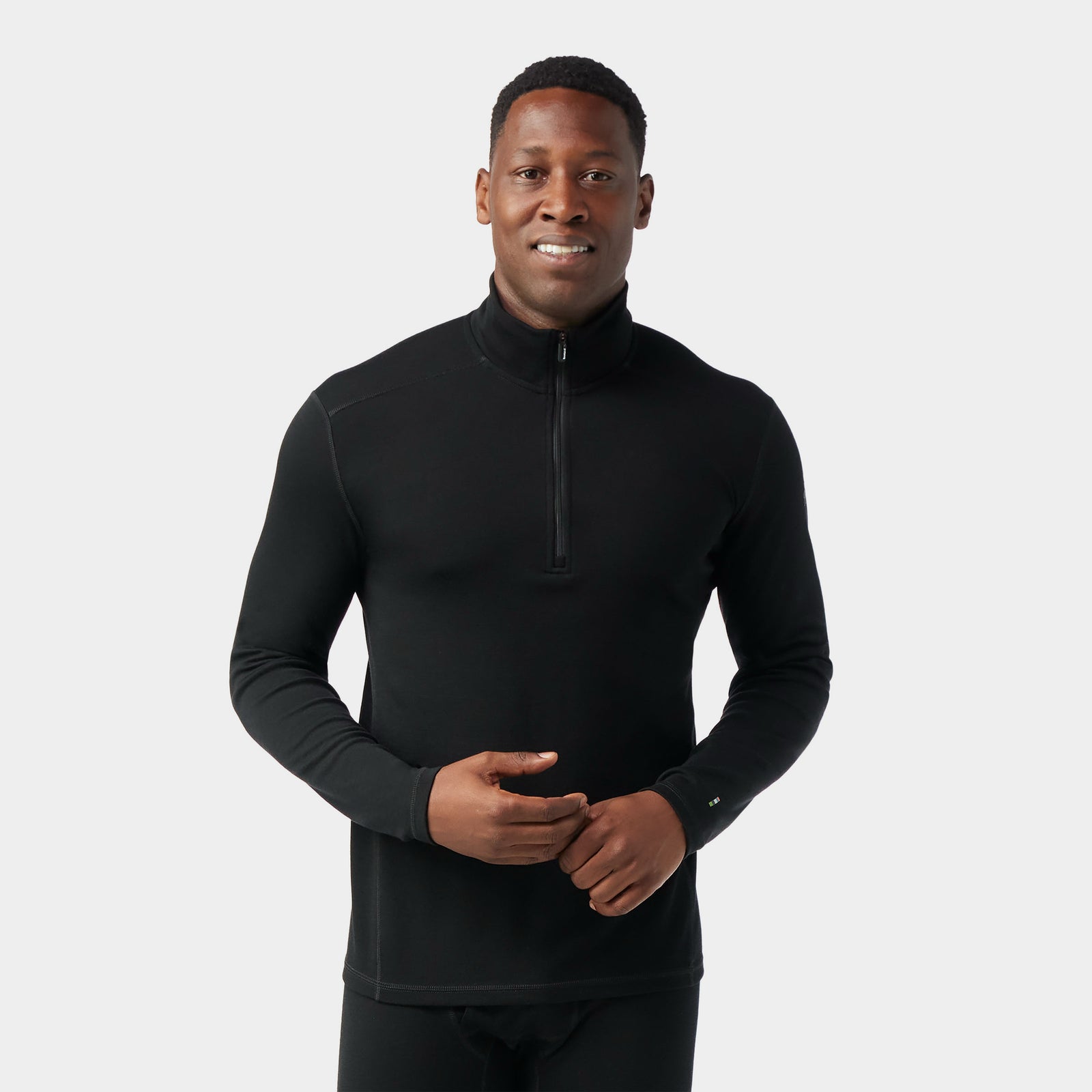 Men's Classic Thermal Merino Base Layer 1/4 Zip Mink Color Shift - ver - 1