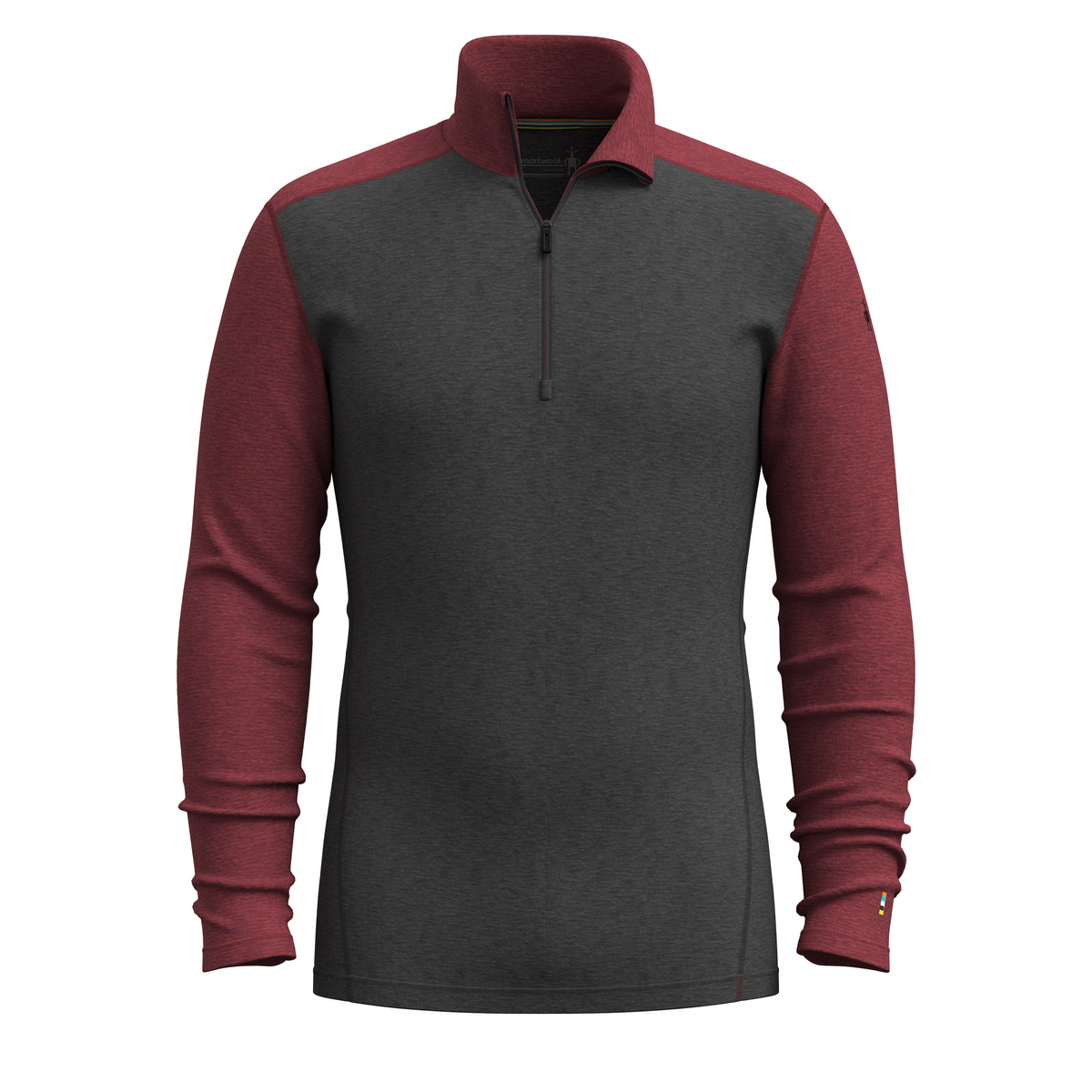 Men's Classic Thermal Merino Base Layer 1/4 Zip - Mink Color Shift