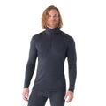 Men's Classic Thermal Merino Base Layer 1/4 Zip Winter Moss Summit Soul - ver - 1