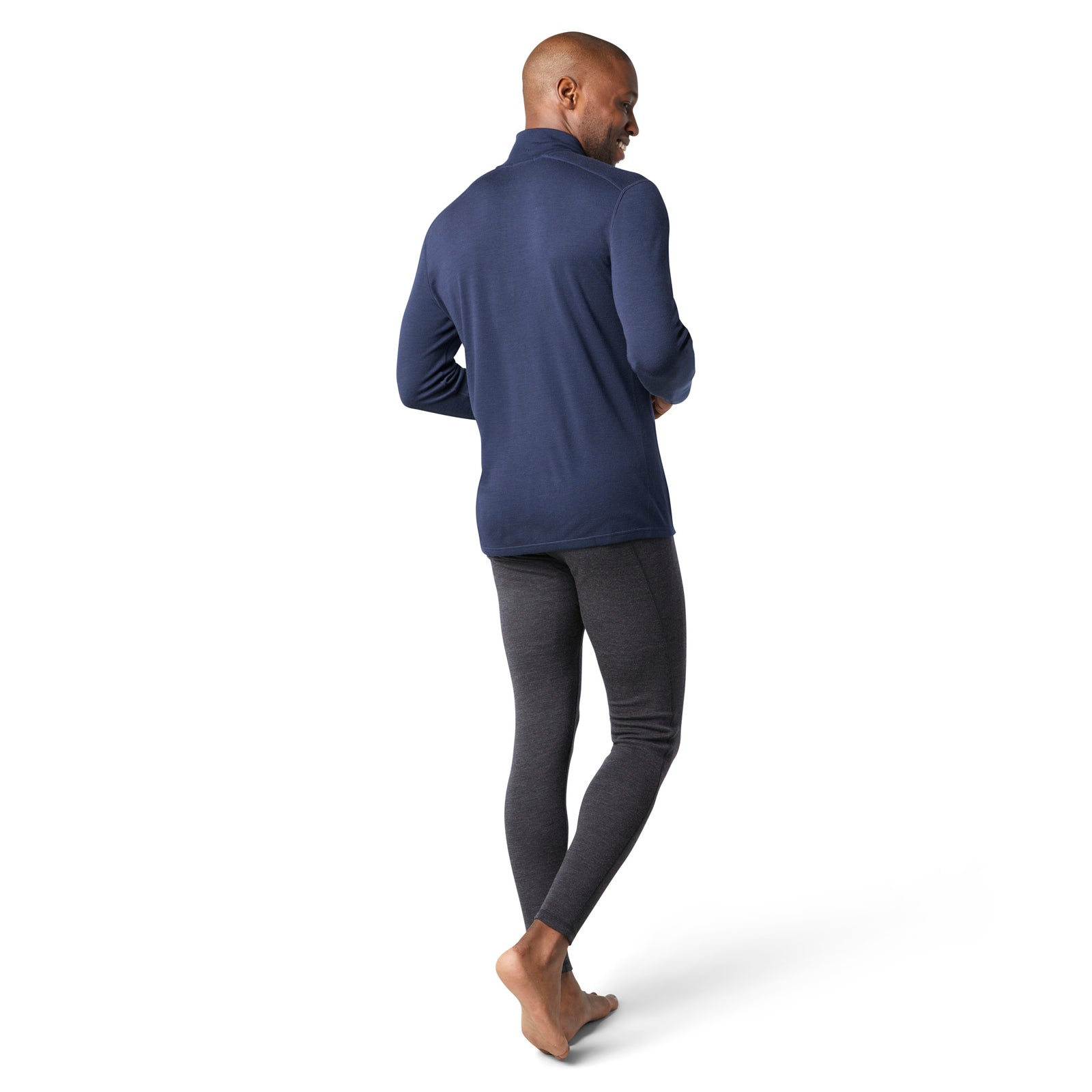 Men's Classic Thermal Merino Base Layer 1/4 Zip Winter Moss Summit Soul - ver - 6