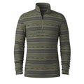 Men's Classic Thermal Merino Base Layer 1/4 Zip Winter Moss Summit Soul - ver - 3