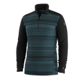 Men's Classic Thermal Merino Base Layer 1/4 Zip Deep Navy-Currant Heather - ver - 11